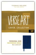 Alternative view of KJV, Personal Size Reference Bible, Verse Art Cover Collection, Leathersoft, Blue, Red Letter, Thumb Indexed, Comfort Print
