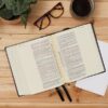 KJV, Journal Reference Edition Bible, Verse Art Cover Collection, Leathersoft, Brown, Red Letter, Comfort Print - Imagen 12