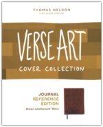 Alternative view of KJV, Journal Reference Edition Bible, Verse Art Cover Collection, Leathersoft, Brown, Red Letter, Comfort Print
