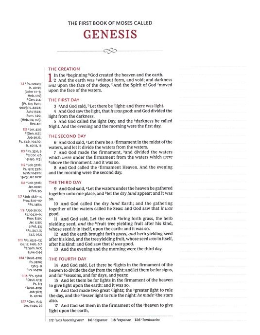 KJV, Journal Reference Edition Bible, Verse Art Cover Collection, Leathersoft, Brown, Red Letter, Comfort Print - Imagen 5
