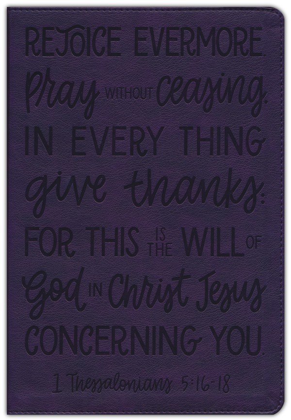 KJV Large Print Bible w/ 53,000 Cross References, Purple Leathersoft, Red Letter, Comfort Print - Imagen 3