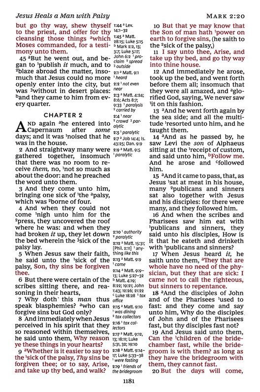 KJV Large Print Bible w/ 53,000 Cross References, Purple Leathersoft, Red Letter, Comfort Print - Imagen 9