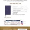 KJV Large Print Bible w/ 53,000 Cross References, Purple Leathersoft, Red Letter, Comfort Print - Imagen 16