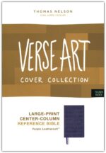 Alternative view of KJV Large Print Bible w/ 53,000 Cross References, Purple Leathersoft with Thumb Index Red Letter, Comfort Print