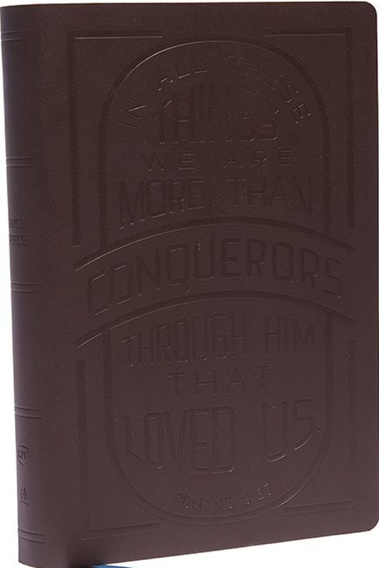KJV Large Print Bible w/ 53,000 Cross References, Brown Genuine Cowhide Leather, Red Letter, Comfort Print