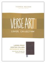 Alternative view of KJV Large Print Bible w/ 53,000 Cross References, Brown Genuine Cowhide Leather, Red Letter, Comfort Print