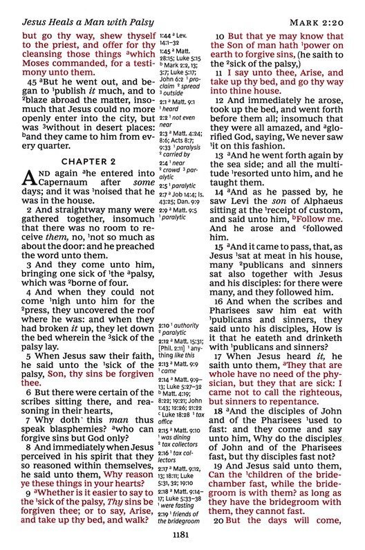 KJV Large Print Bible w/ 53,000 Cross References, Brown Genuine Cowhide Leather, Red Letter, Comfort Print - Imagen 9