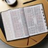 KJV Large Print Bible w/ 53,000 Cross References, Brown Genuine Cowhide Leather with Thumb Index Red Letter, Comfort Print - Imagen 14