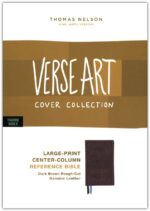 Alternative view of KJV Large Print Bible w/ 53,000 Cross References, Brown Genuine Cowhide Leather with Thumb Index Red Letter, Comfort Print