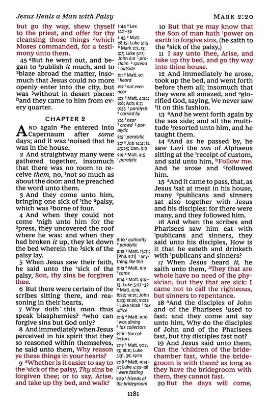 KJV Large Print Bible w/ 53,000 Cross References, Brown Genuine Cowhide Leather with Thumb Index Red Letter, Comfort Print - Imagen 9