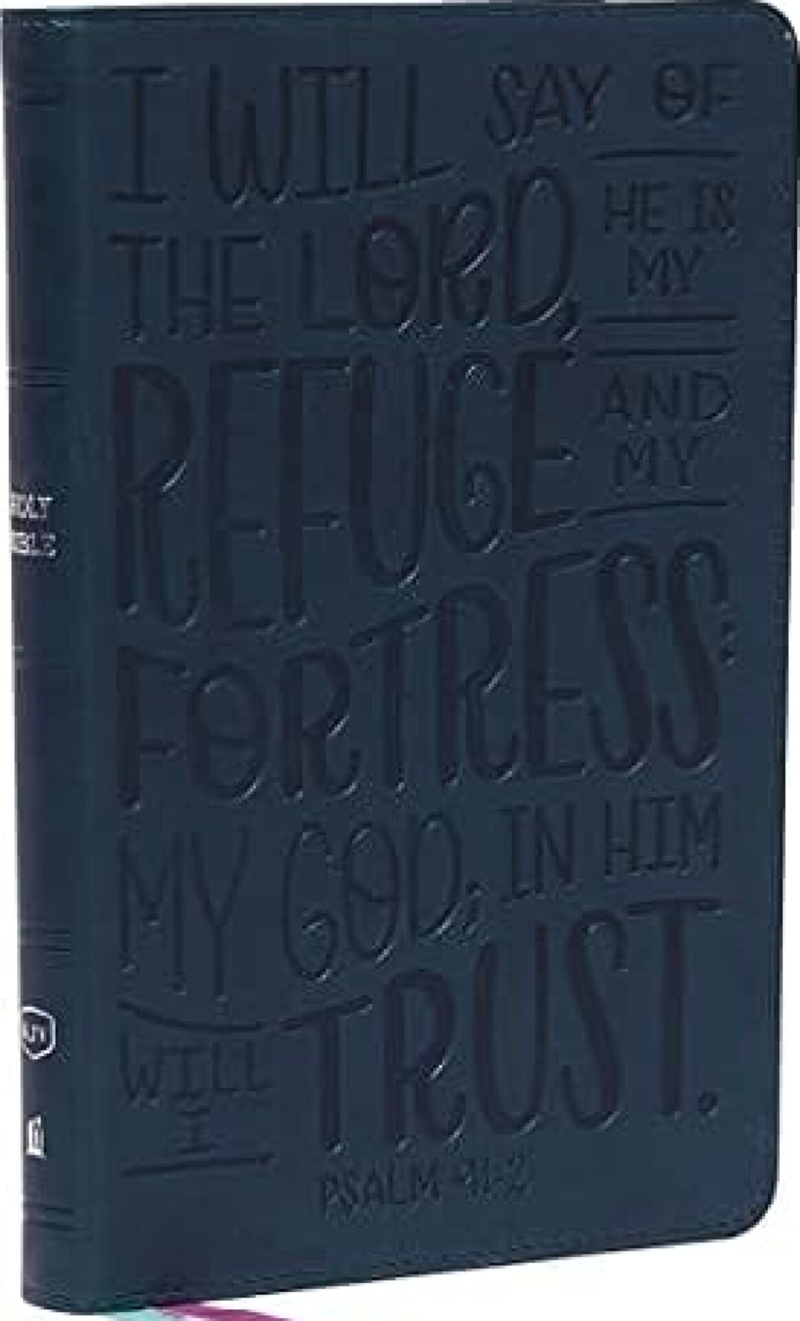 KJV, Thinline Youth Edition Bible, Verse Art Cover Collection, Leathersoft, Teal, Red Letter, Comfort Print