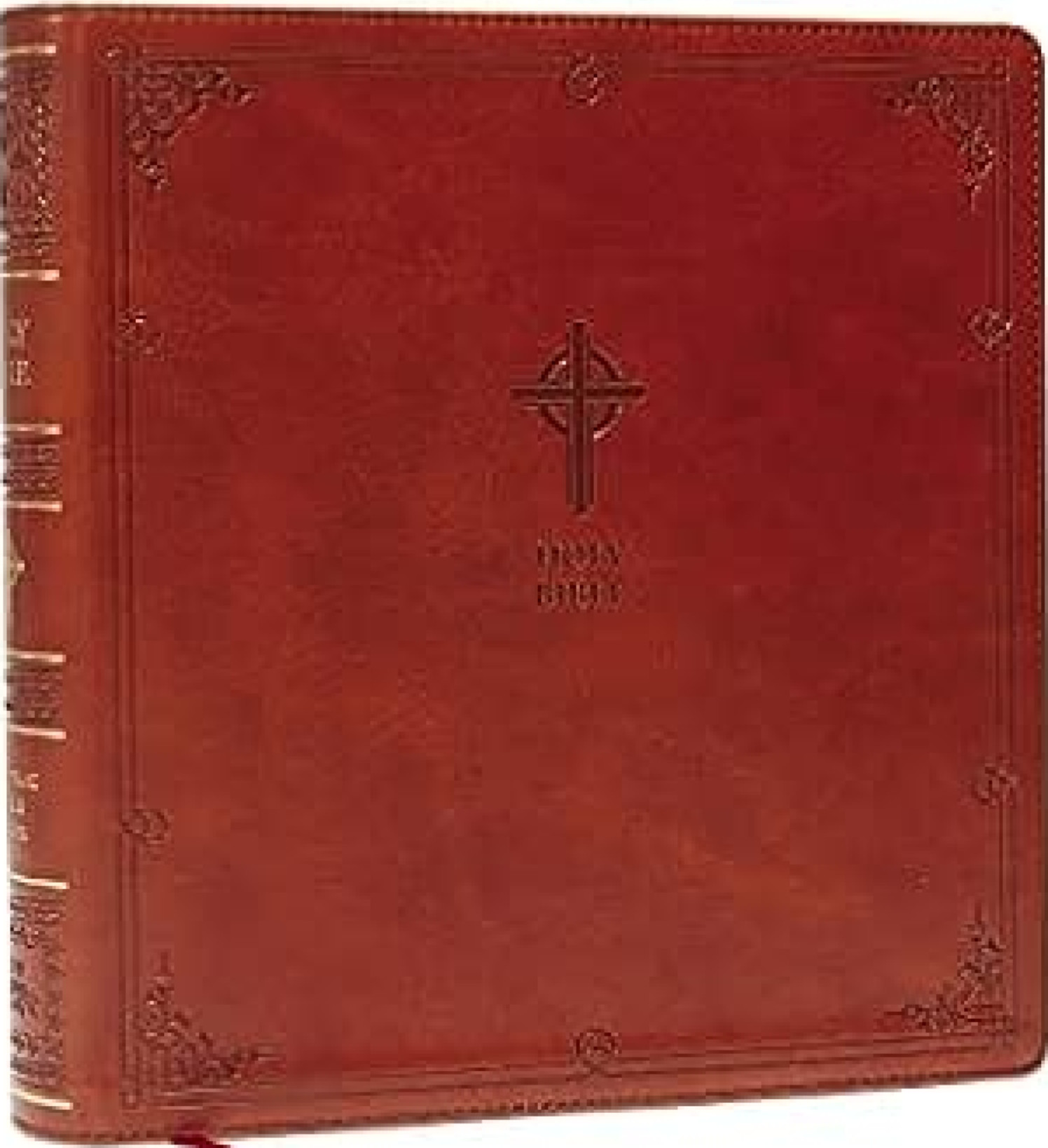 NABRE XL, Catholic Edition, Leathersoft, Brown, Comfort Print : Holy Bible
