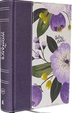 KJV, The Woman's Study Bible, Cloth over Board, Purple Floral, Red Letter, Full-Color Edition, Comfort Print