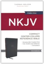 Alternative view of NKJV, Compact Center-Column Reference Bible, Hardcover, Red Letter, Comfort Print
