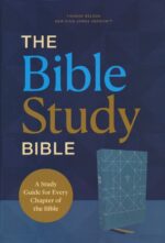 Alternative view of NKJV, The Bible Study Bible, Cloth over Board, Blue, Comfort Print