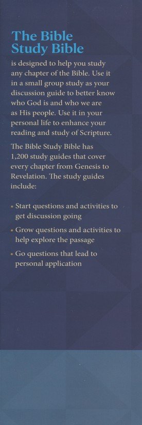 NKJV, The Bible Study Bible, Cloth over Board, Blue, Comfort Print - Imagen 3