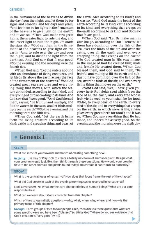 NKJV, The Bible Study Bible, Cloth over Board, Blue, Comfort Print - Imagen 6