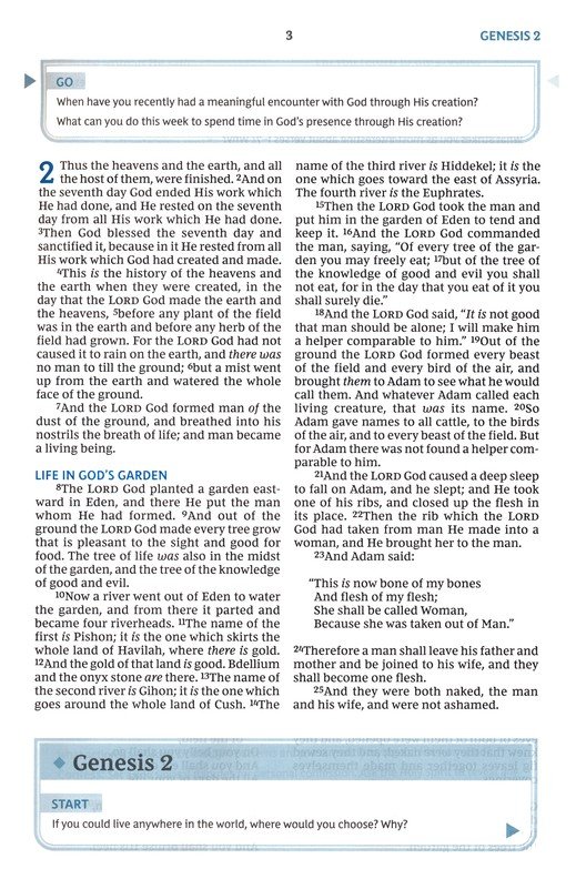 NKJV, The Bible Study Bible, Cloth over Board, Blue, Comfort Print - Imagen 7