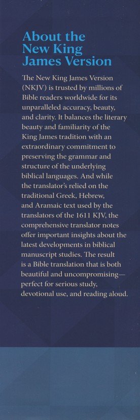 NKJV, The Bible Study Bible, Cloth over Board, Blue, Comfort Print - Imagen 11