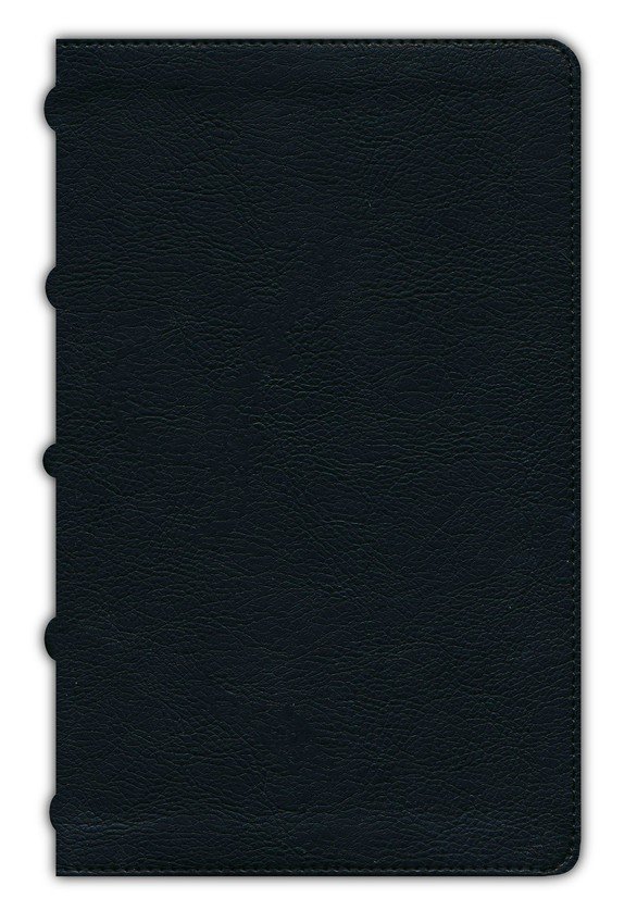 NIV, Side-Column Reference Bible (Deep Study at a Portable Size), Personal Size, Leathersoft, Black, Comfort Print - Imagen 4