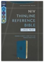Alternative view of NIV, Thinline Reference Bible (Your Portable Reference Bible), Large Print, Leathersoft, Teal, Red Letter, Comfort Print
