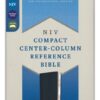 NIV, Compact Center-Column Reference Bible, Leathersoft, Black, Red Letter, Comfort Print - Imagen 2