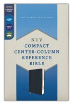 Alternative view of NIV, Compact Center-Column Reference Bible, Leathersoft, Black, Red Letter, Comfort Print