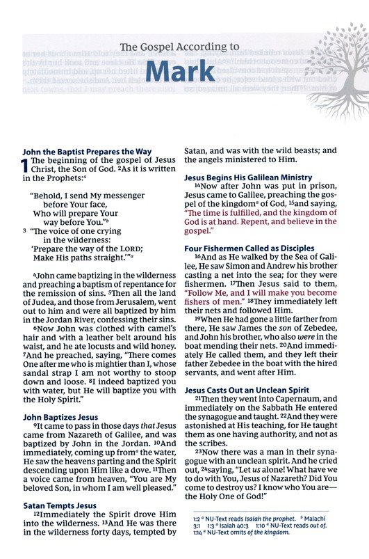 NKJV, Matthew Henry Daily Devotional Bible, Hardcover, Red Letter, Comfort Print : 366 Daily Devotions by Matthew Henry - Imagen 7