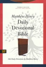 Alternative view of NKJV, Matthew Henry Daily Devotional Bible, Leathersoft, Brown, Red Letter, Thumb Indexed, Comfort Print : 366 Daily Devotions by Matthew Henry