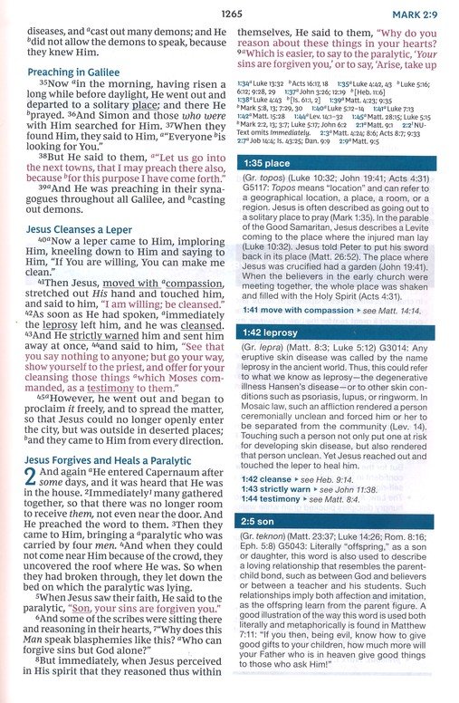NKJV, Word Study Reference Bible, Hardcover, Red Letter, Comfort Print : 2,000 Keywords that Unlock the Meaning of the Bible - Imagen 10