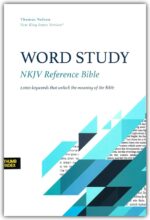 Alternative view of NKJV, Word Study Reference Bible, Hardcover, Red Letter, Thumb Indexed, Comfort Print : 2,000 Keywords that Unlock the Meaning of the Bible