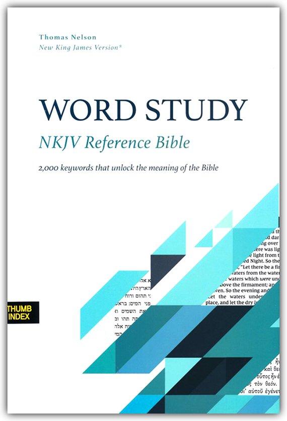 NKJV, Word Study Reference Bible, Hardcover, Red Letter, Thumb Indexed, Comfort Print : 2,000 Keywords that Unlock the Meaning of the Bible - Imagen 2