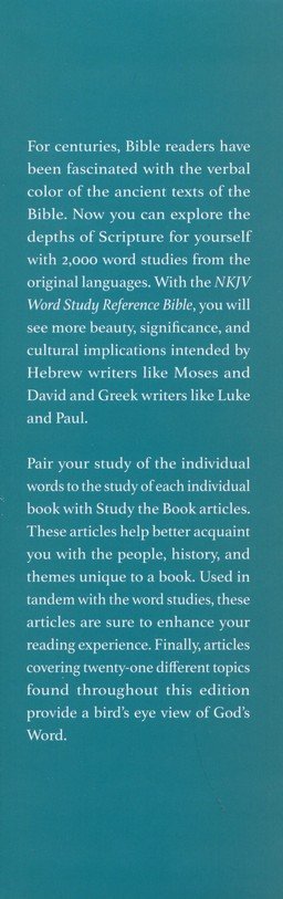 NKJV, Word Study Reference Bible, Hardcover, Red Letter, Thumb Indexed, Comfort Print : 2,000 Keywords that Unlock the Meaning of the Bible - Imagen 3