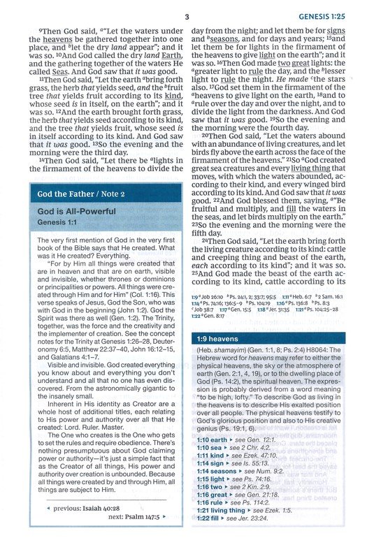 NKJV, Word Study Reference Bible, Hardcover, Red Letter, Thumb Indexed, Comfort Print : 2,000 Keywords that Unlock the Meaning of the Bible - Imagen 5
