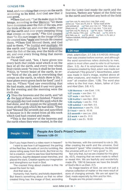 NKJV, Word Study Reference Bible, Hardcover, Red Letter, Thumb Indexed, Comfort Print : 2,000 Keywords that Unlock the Meaning of the Bible - Imagen 6