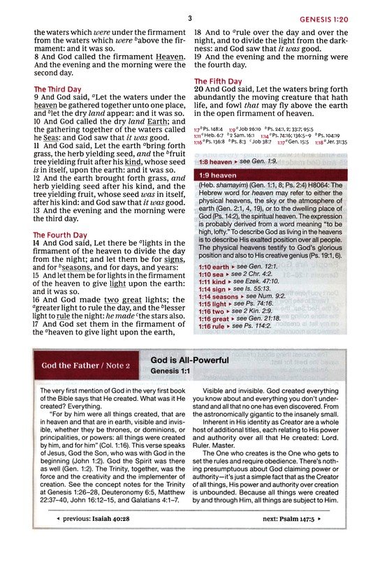 KJV, Word Study Reference Bible, Hardcover, Red Letter, Comfort Print : 2,000 Keywords that Unlock the Meaning of the Bible - Imagen 6