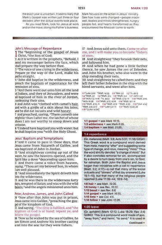 KJV, Word Study Reference Bible, Hardcover, Red Letter, Comfort Print : 2,000 Keywords that Unlock the Meaning of the Bible - Imagen 8