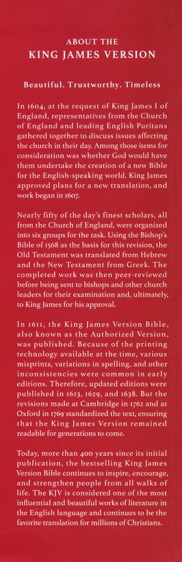KJV, Word Study Reference Bible, Hardcover, Red Letter, Comfort Print : 2,000 Keywords that Unlock the Meaning of the Bible - Imagen 11