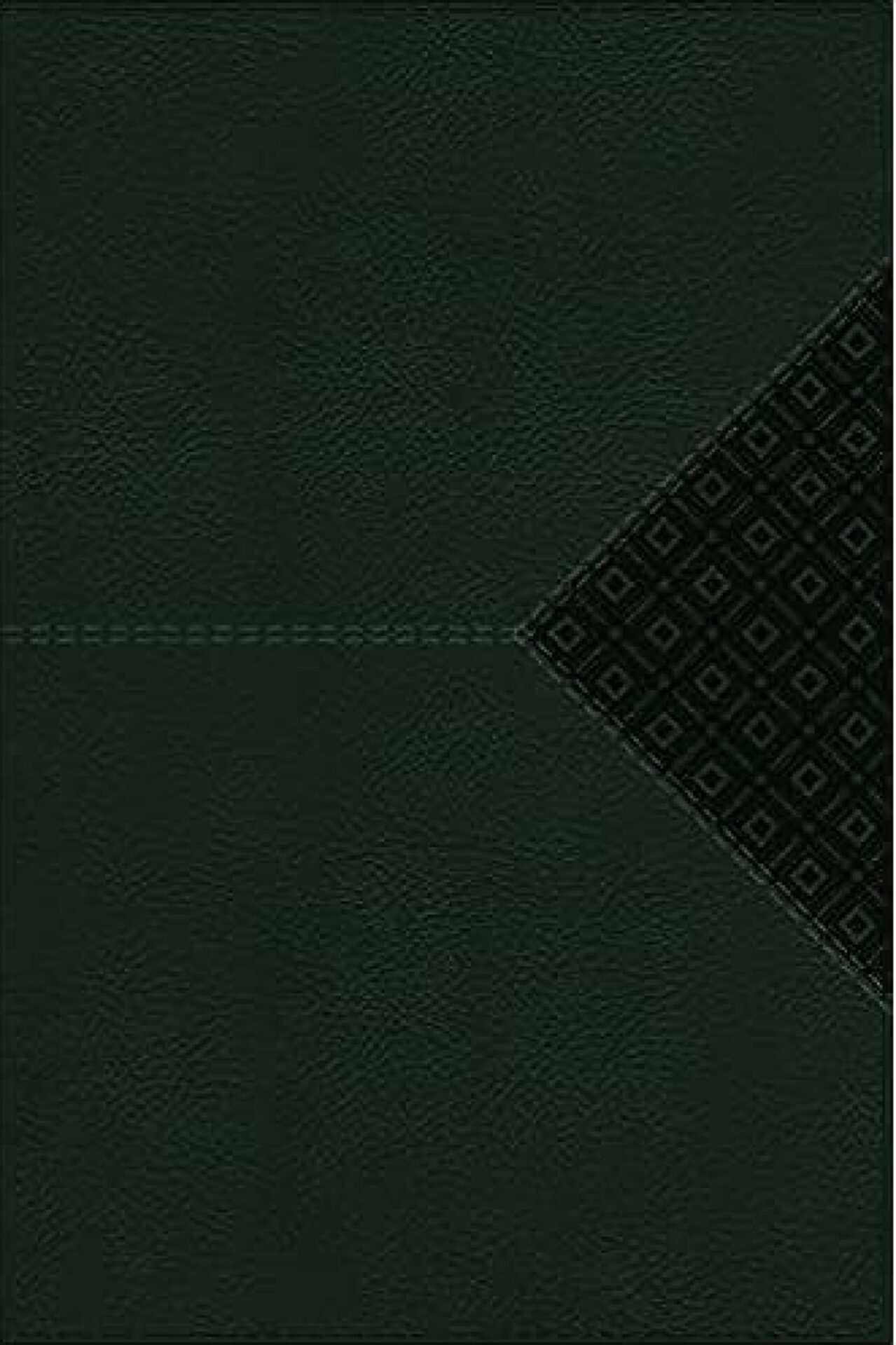 NIV, Compact Center-Column Reference Bible, Leathersoft, Green, Red Letter, Comfort Print