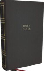KJV, Compact Center-Column Reference Bible, Leathersoft, Gray, Red Letter, Comfort Print