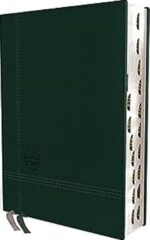 Rooted: The NIV Bible for Men, Leathersoft, Green, Thumb Indexed, Comfort Print