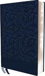 NIV, Thinline Bible, Large Print, Leathersoft, Navy, Red Letter, Comfort Print