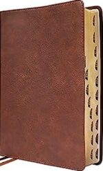 NKJV, Thompson Chain-Reference Bible, Leathersoft, Brown, Red Letter, Thumb Indexed, Comfort Print