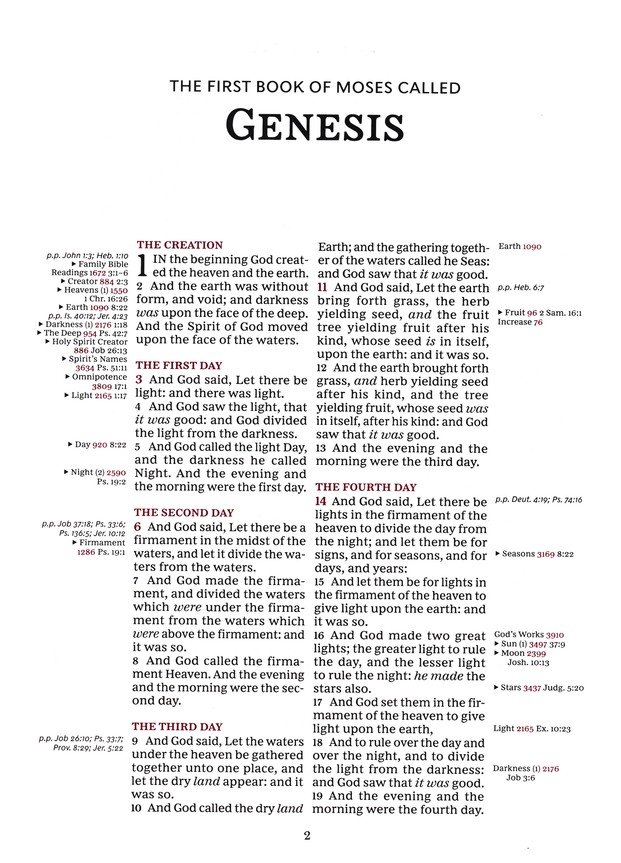 KJV, Thompson Chain-Reference Bible, European Bonded Leather, Black, Red Letter, Comfort Print - Imagen 4
