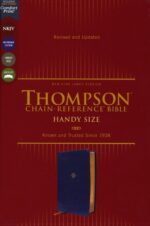 Alternative view of NKJV, Thompson Chain-Reference Bible, Handy Size, Leathersoft, Navy, Red Letter, Comfort Print