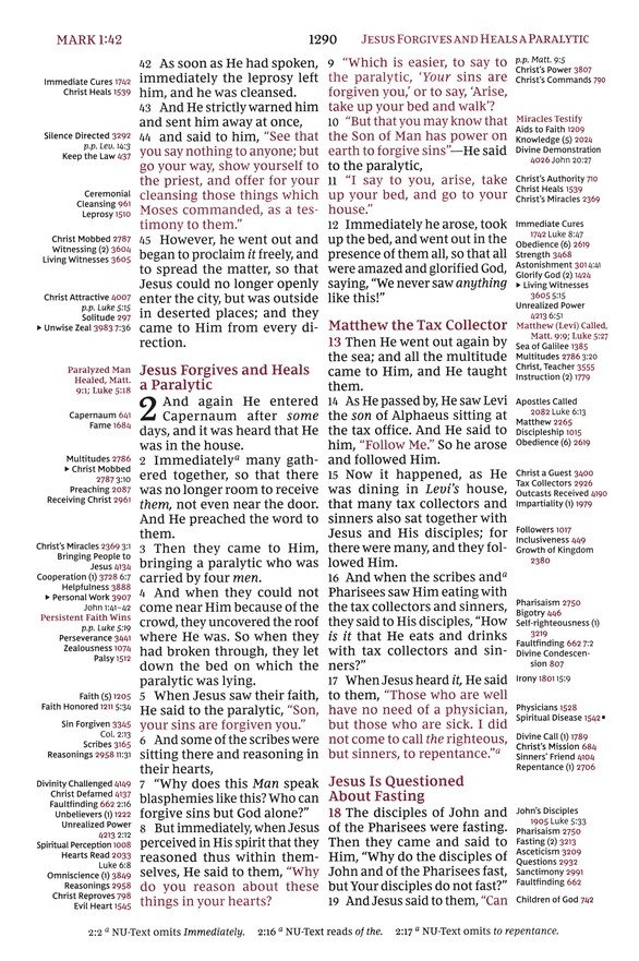 NKJV, Thompson Chain-Reference Bible, Hardcover, Red Letter, Comfort Print - Imagen 8