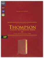 Alternative view of NKJV, Thompson Chain-Reference Bible, Leathersoft, Brown, Red Letter, Thumb Indexed, Comfort Print