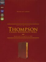 Alternative view of NKJV, Thompson Chain-Reference Bible, Genuine Leather, Calfskin, Burgundy, Red Letter, Comfort Print