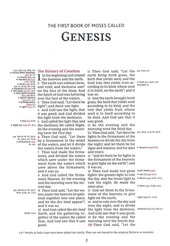 NKJV, Thompson Chain-Reference Bible, Leathersoft, Brown, Red Letter, Comfort Print - Imagen 4