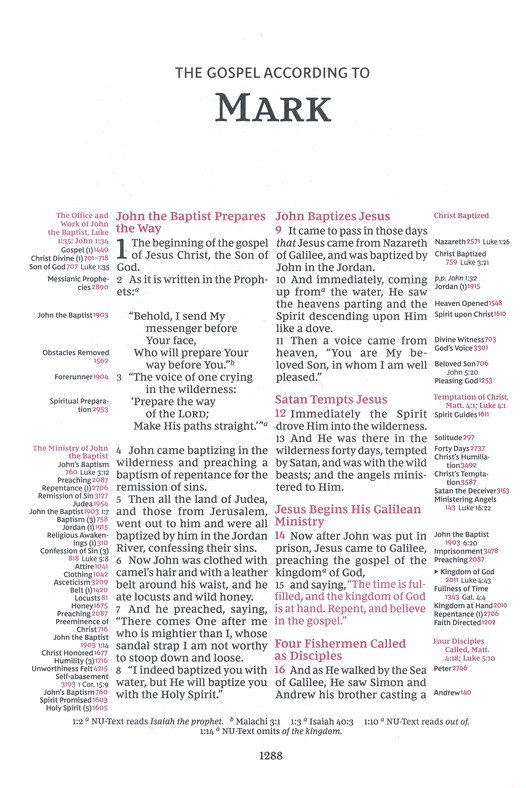NKJV, Thompson Chain-Reference Bible, Leathersoft, Brown, Red Letter, Comfort Print - Imagen 7